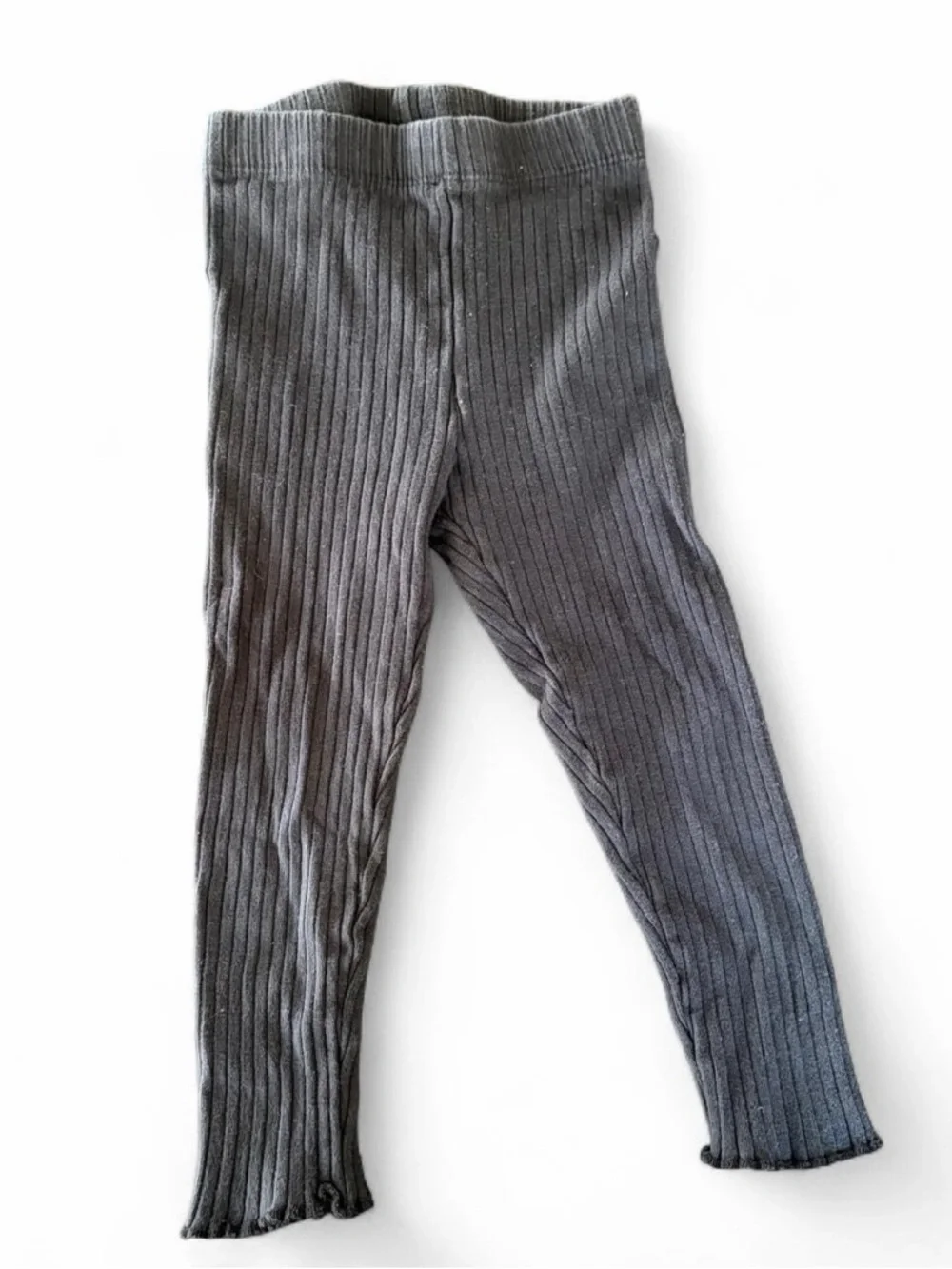 Jessica Simpson Girls Leopard Knit Top with Black and Cream Leggings Set 2T